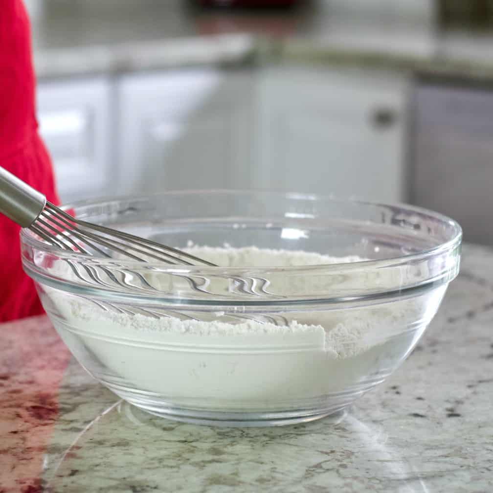 Mixing Bowl With Dry Ingredients