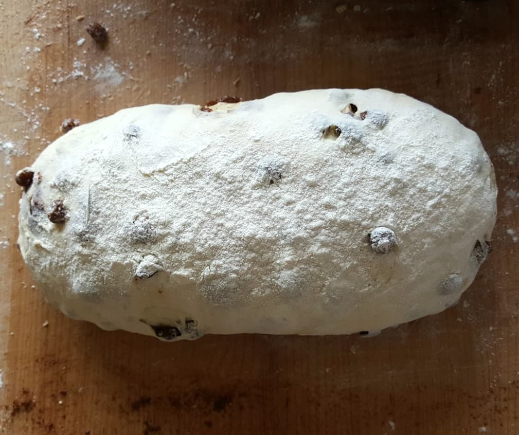 Floured Loaf-Sourdough Cinnamon Raisin Bread