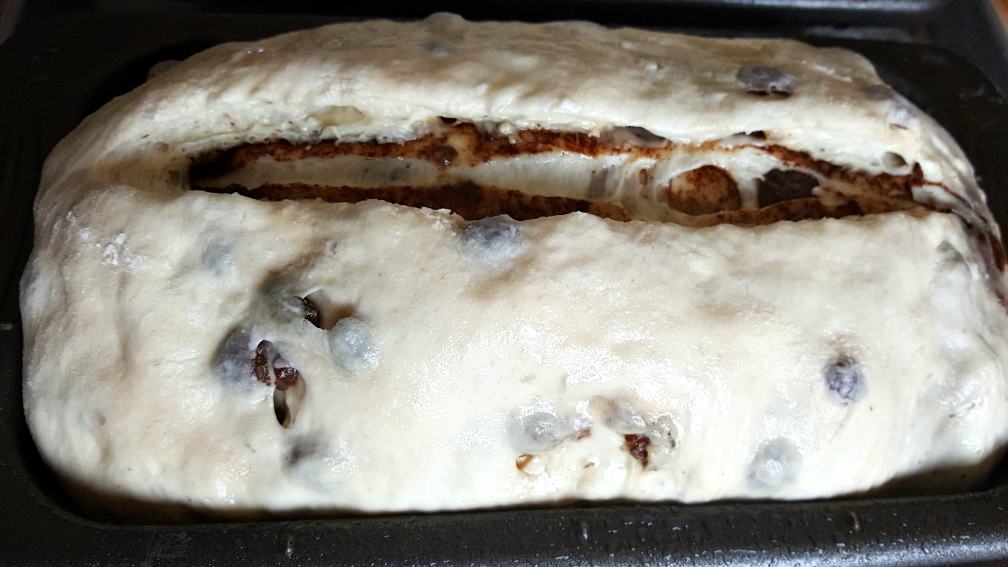 Scoring The Loaf-Cinnamon Raisin Bread