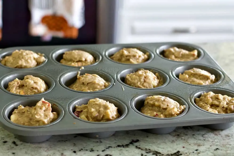 Fresh Apple Spice Muffin Batter