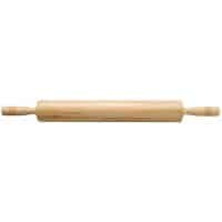Fletchers' Mill Rolling Pin, Maple - 18 Inch, Dough Roller, Perfect For Skilled Bakers, Home Chef's, Great For Bread, Pasta, Cookie Dough, Fondant, Pastry, Cookies, Pie, Pizza, Made In U.s.a.
