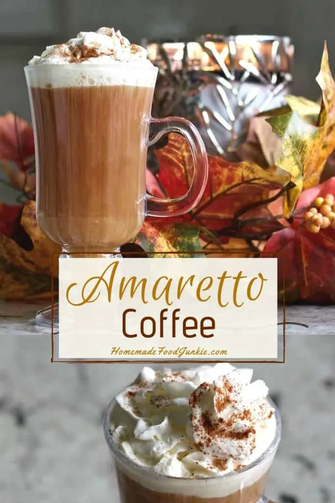 Cafe Amaretto Alcoholic Coffee Drink