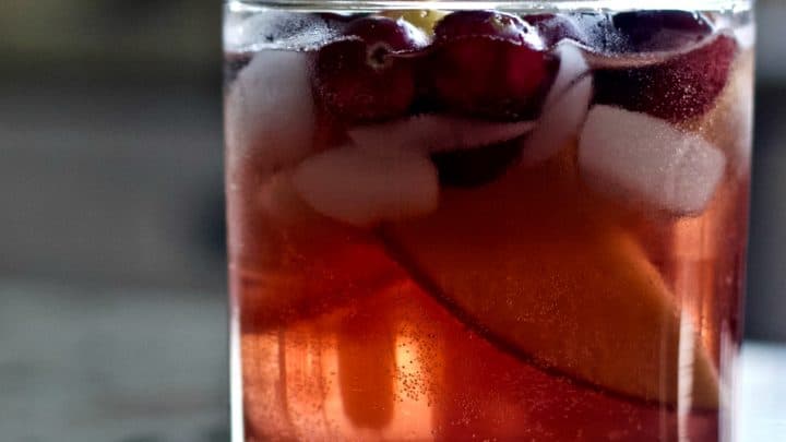 Cranberry Apple Whiskey Cocktail