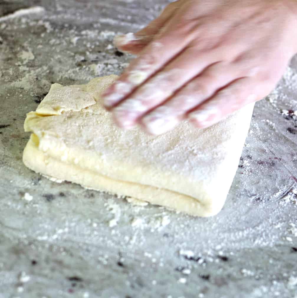 Folded Puff Pastry Second Fold