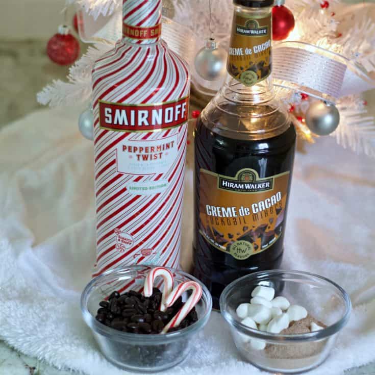 Smirnoff Peppermint Twist Hot Chocolate Cocktail Homemade Food Junkie