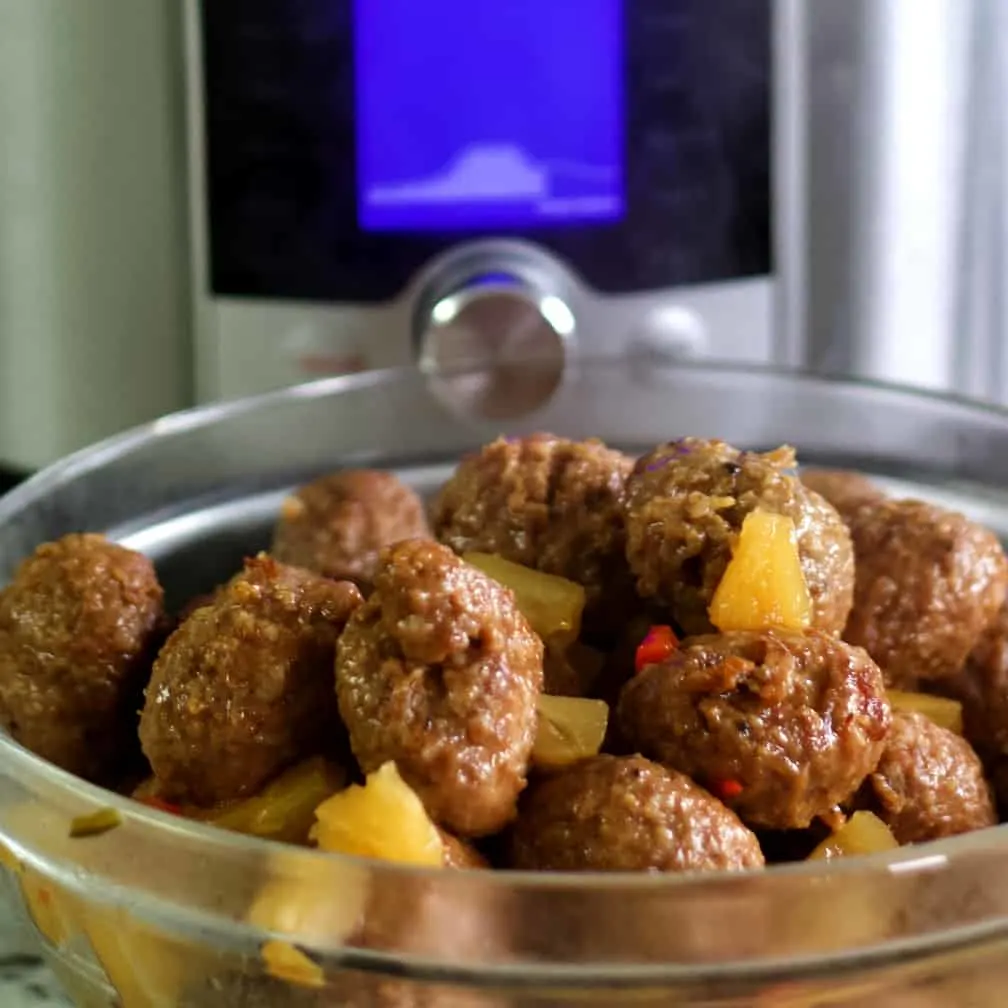 Weeknight Dinners: Easy Skillet, One-Pot, Sheet Pan + Slow Cooker Meals 4 Instant Pot Hawaiian Meatballs