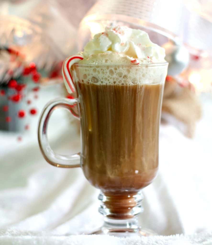 Winter White Rum Drink With Rumchata 2 Peppermint Hot Chocolate Stinger