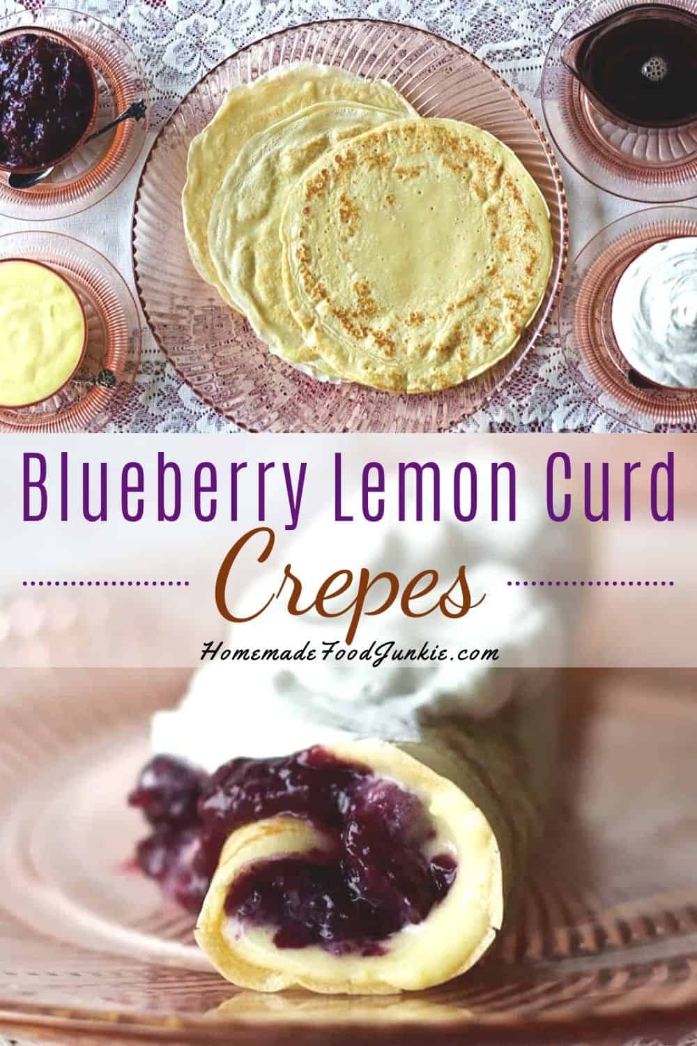 Blueberry Lemon Curd Crepes-pin image