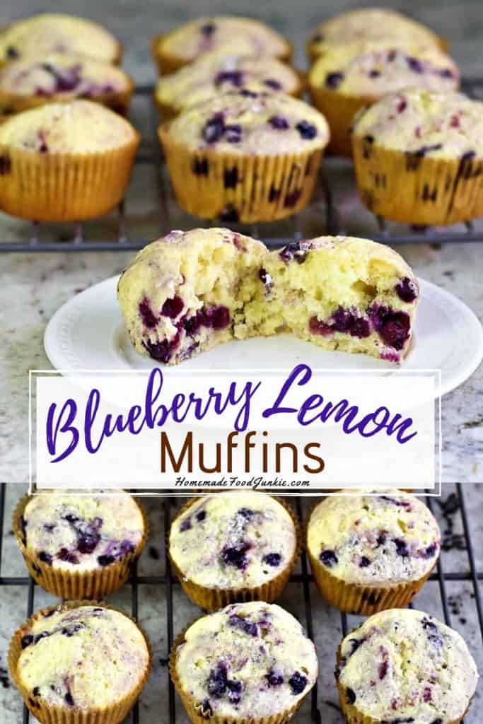 Blueberry Lemon Muffins-Pin Image