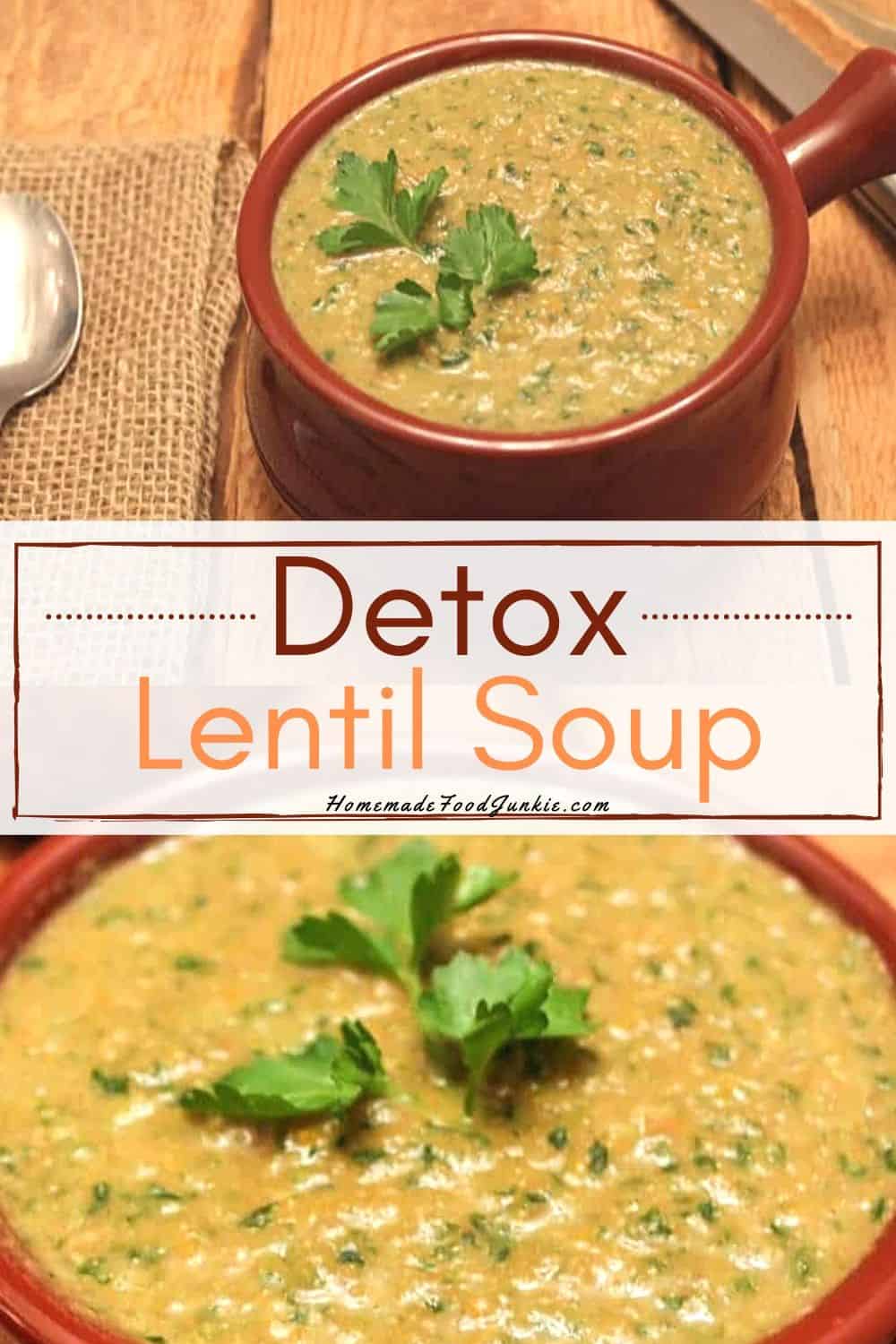 Detox Red Lentil Soup Recipe Homemade Food Junkie