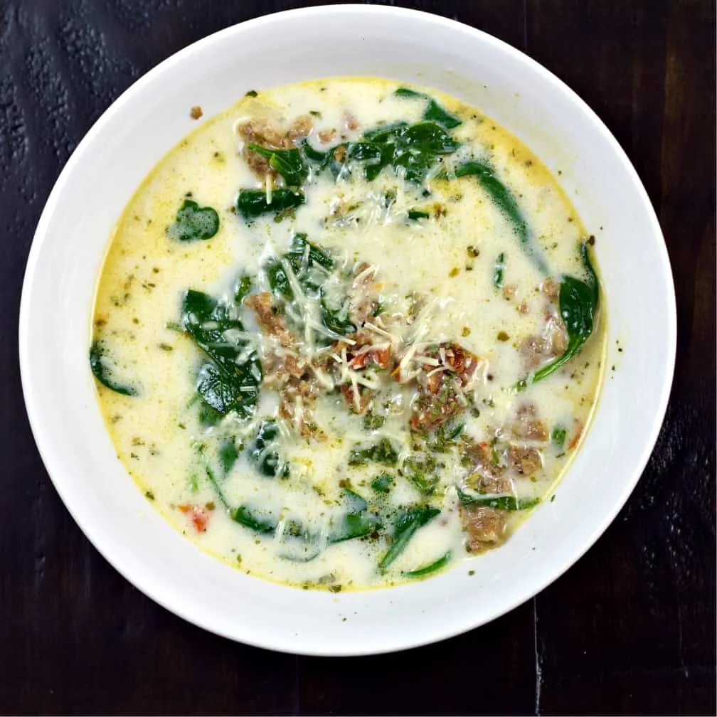 Tuscan Sausage Keto Soup Recipe 8 Low Carb Italian Sausage Keto Soup Recipe