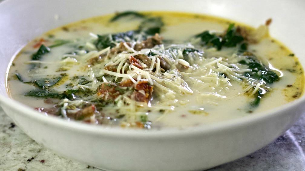 Tuscan Sausage Keto Soup Recipe 1 Tuscan Sausage Keto Soup Recipe