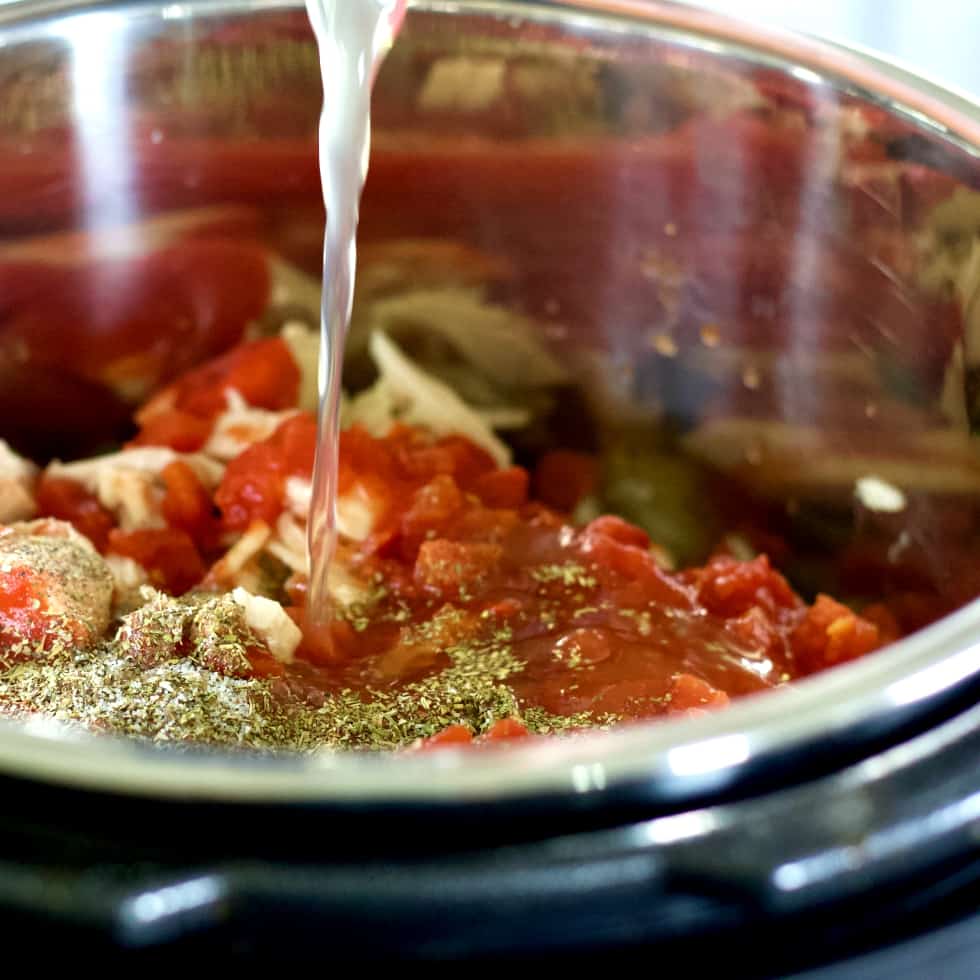 Instant Pot Rotisserie Chicken Soup Recipe 17 Adding Chicken Broth To Instant Pot. Rotisserie Chicken Soup