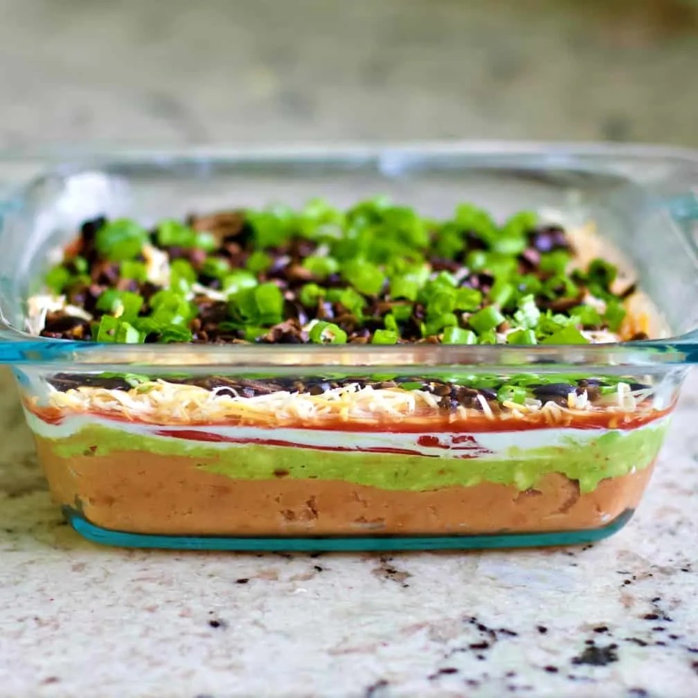 Seven Layered Dip.