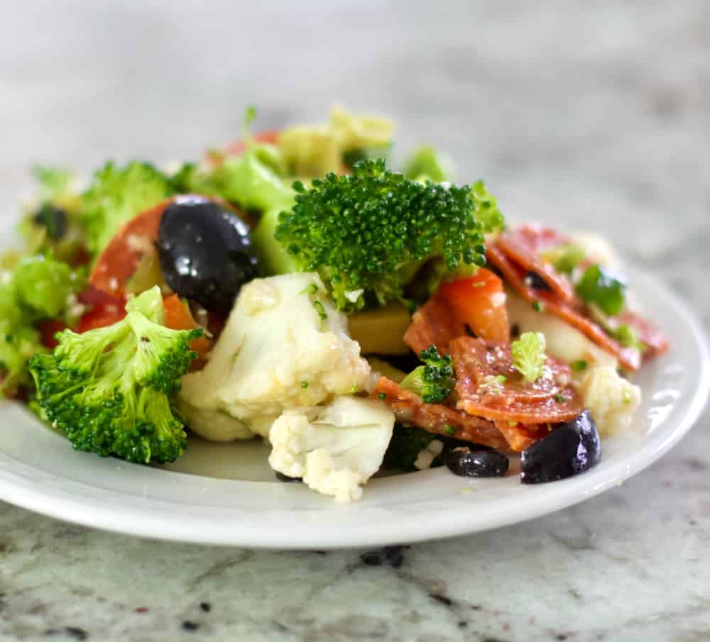 Italian Chopped Salad Recipe 5 Italian Broccoli Cauliflower Salad