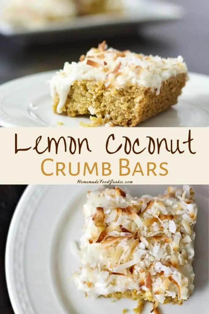 Lemon Coconut Crumb Bars-Pin Image