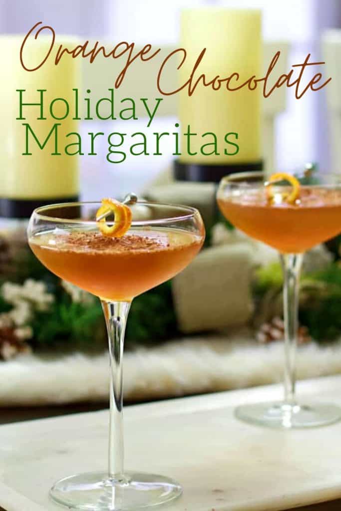 Orange Chocolate Holiday Margaritas-Pin Image