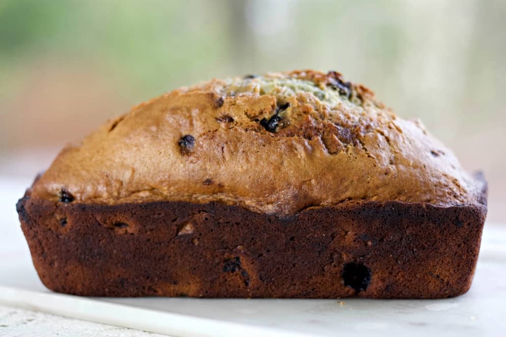 Sourdough Banana Bread With Blueberries