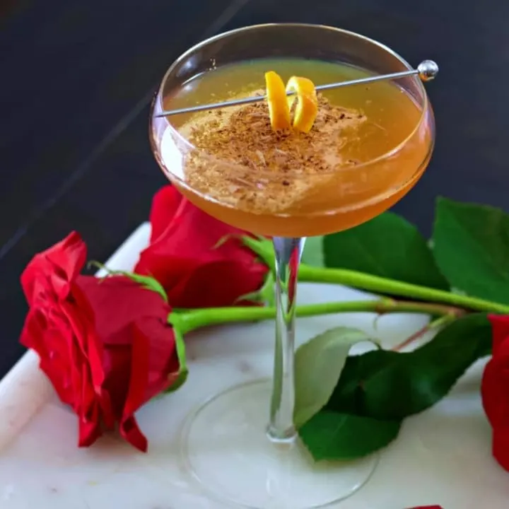 Orange chocolate martini