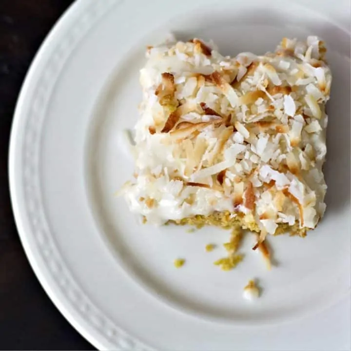 toasted coconut lemon bars