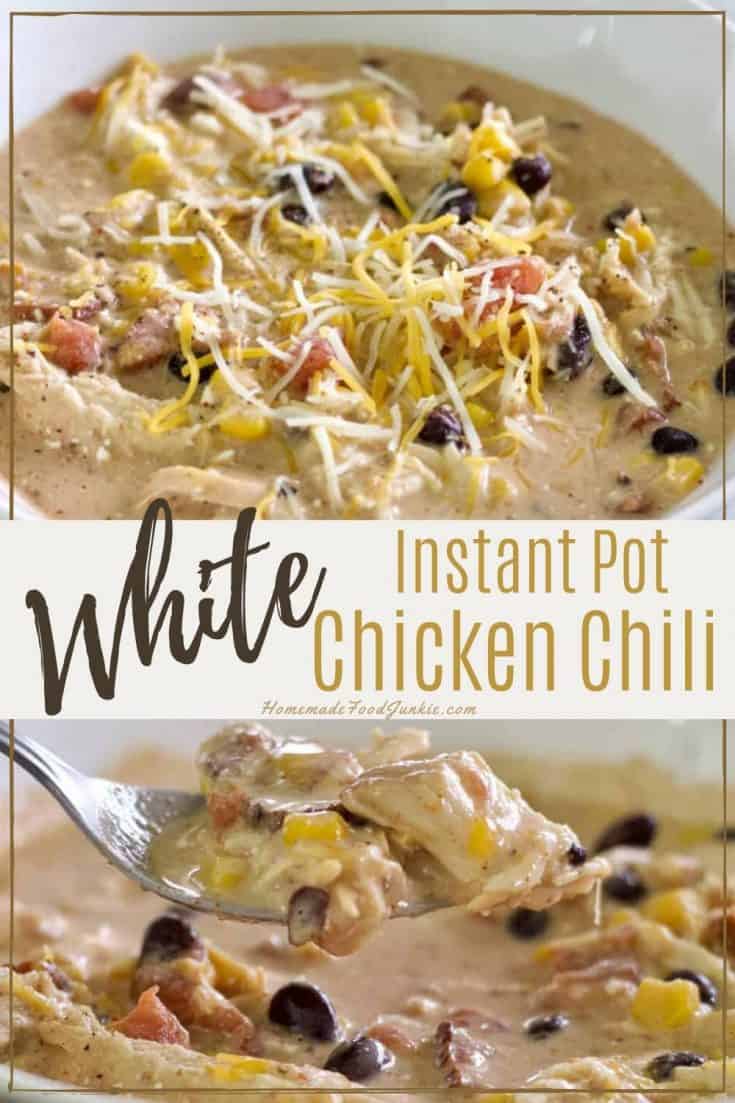 Instant Pot Chicken Chili Recipe Homemade Food Junkie