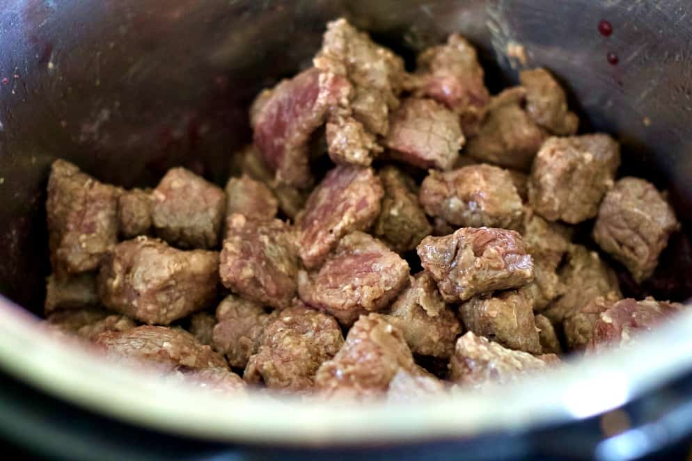 Brown The Coated Stew Meat. Beef Stew Recipe