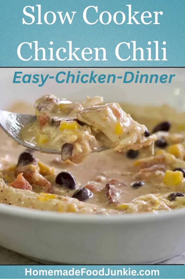 Instant Pot Chicken Chili Recipe 1 Slow Cooker Chicken Chili (Easy Creamy Comfort Dinner)