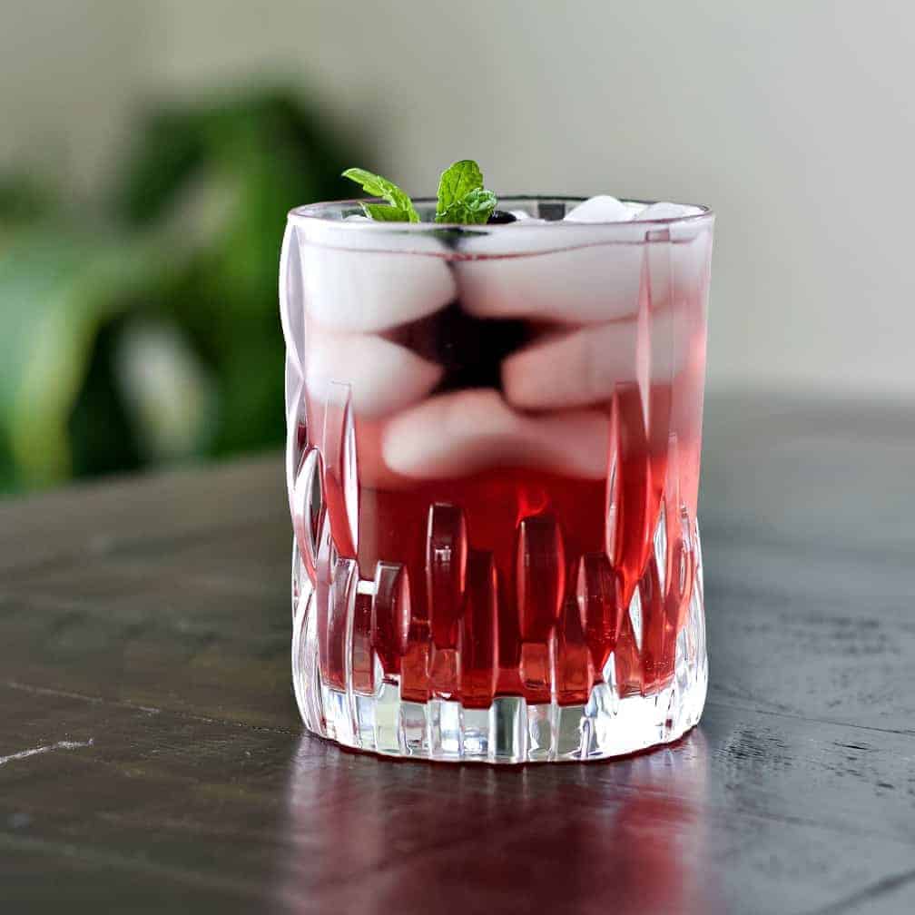 Black Raspberry Chambord Drink With