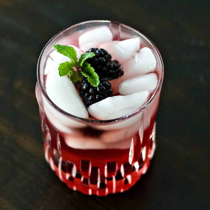 Black Raspberry Chambord Drink with Lime and Tonic Homemade Food Junkie