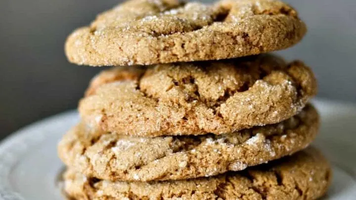 Sourdough Ginger Molasses Cookies