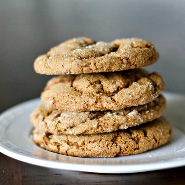 sourdough Ginger molasses cookies