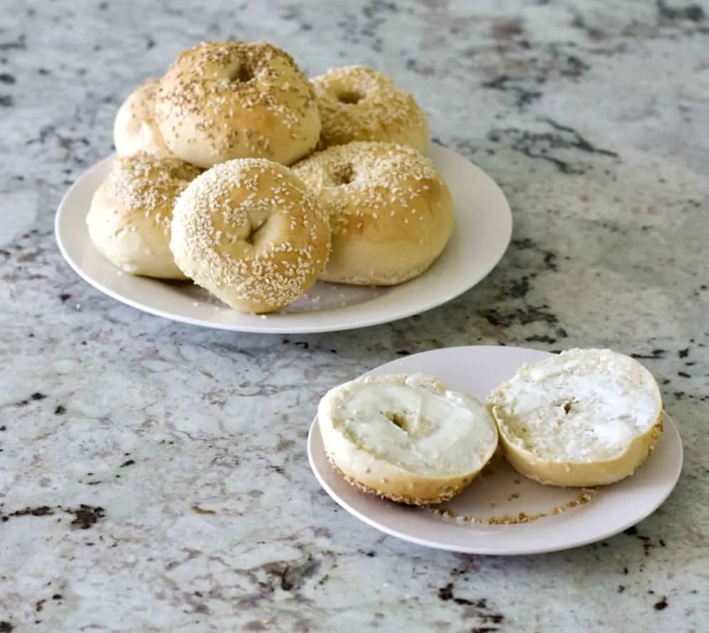 Sourdough Bagels