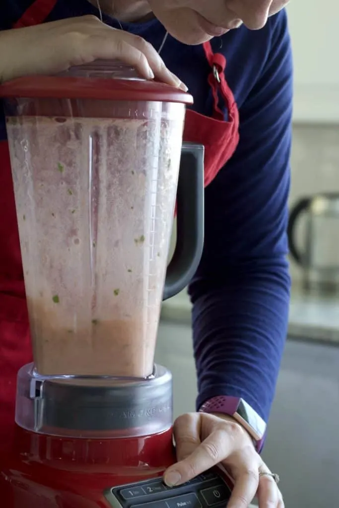 Blending Watermelon Margarita