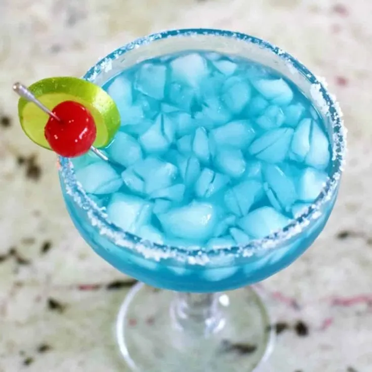 Blue Margarita Cocktail