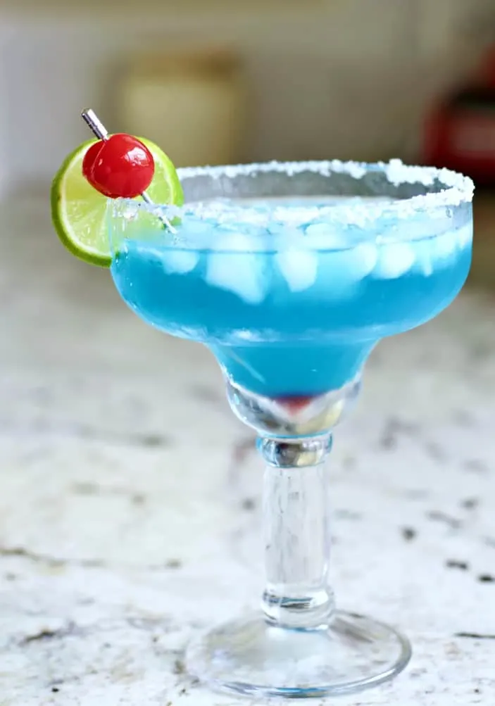 Ocean Blue Margarita Curacao Drink 1 Blue Curacao Margarita