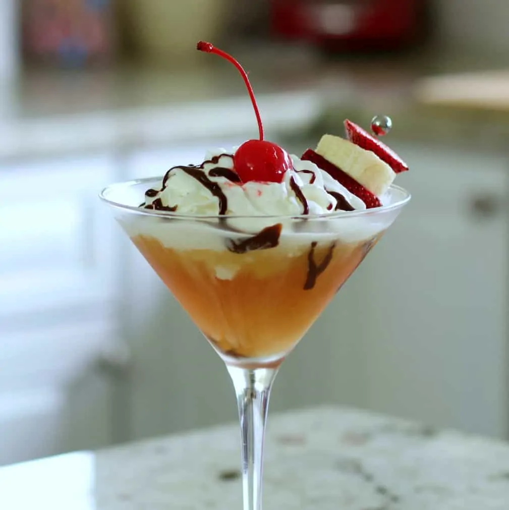 Banana Split Creme De Cacao Drinks