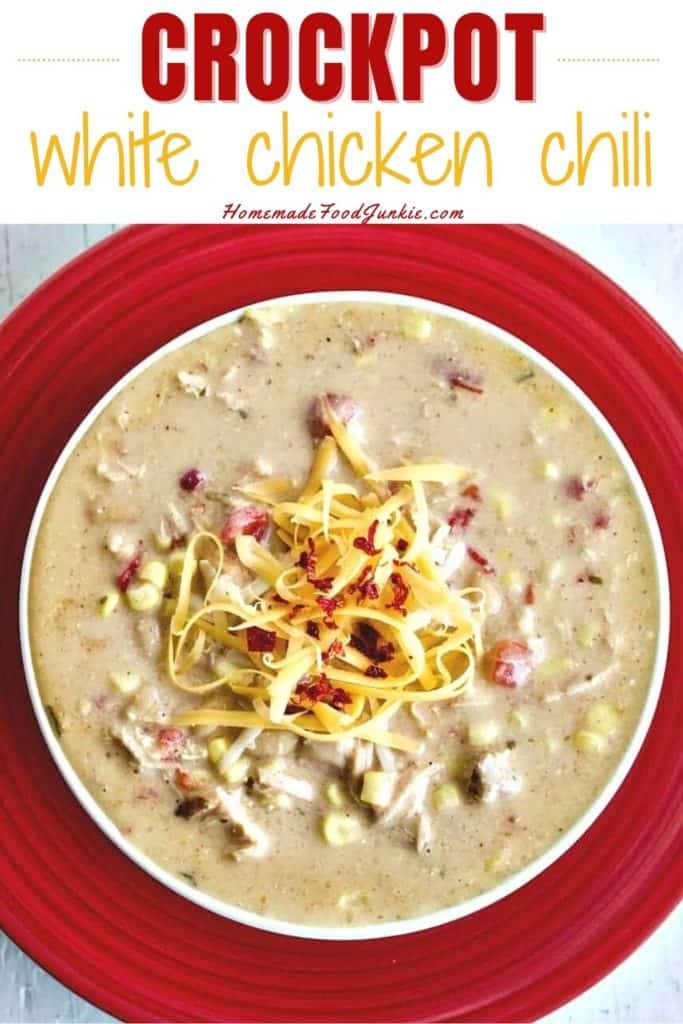 Hearty Crockpot Chili Chicken Soup 15 Crockpot Chili Chicken Soup-Pin Image