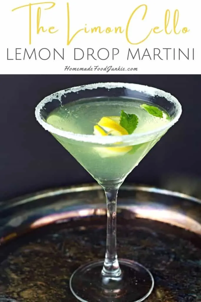 The Limoncello Lemon Drop Martini-Pin Image