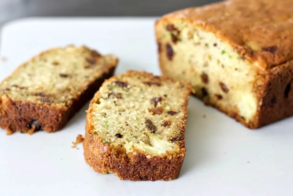 Freezing Zucchini Bread 1 Sliced Zucchini Bread