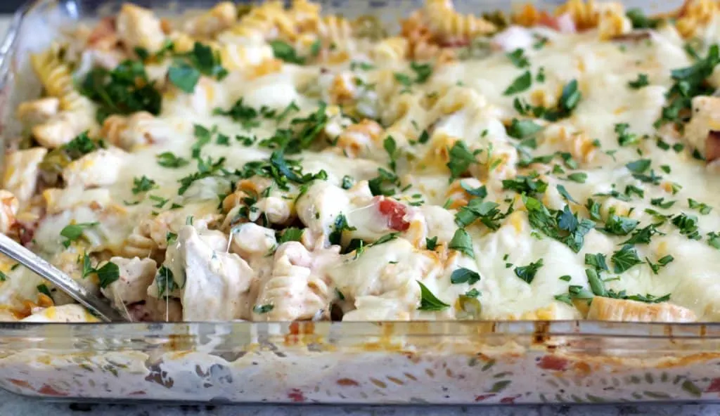 Chicken Bacon Ranch Casserole With Parsley