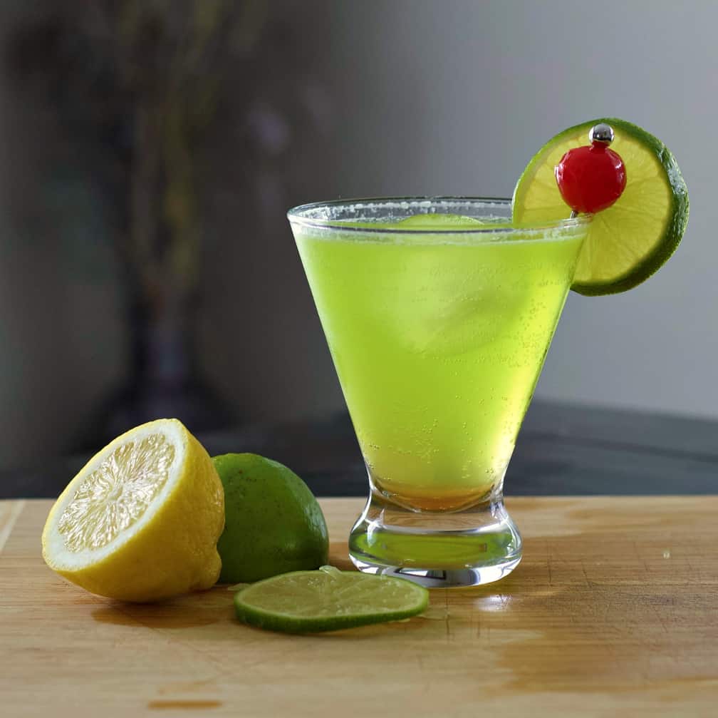 Midori Sour With Citrus