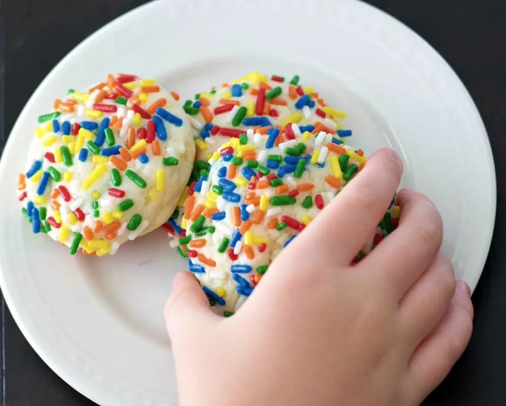 Confetti Sprinkle Cookies Recipe 6 Sugar Cookies With Sprinkles