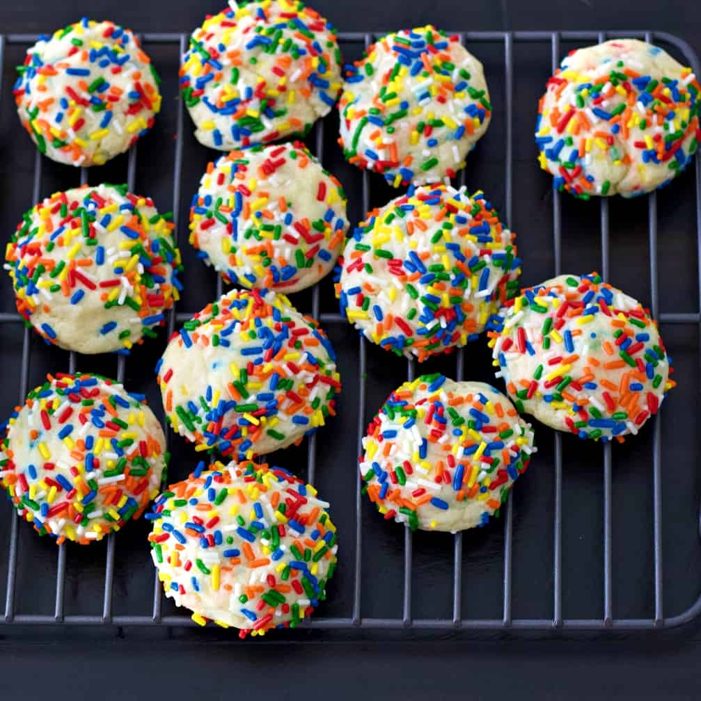 Confetti Cookies Cooling