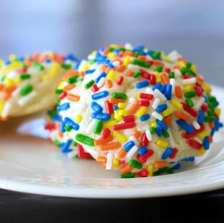 Funfetti Cookies Plated