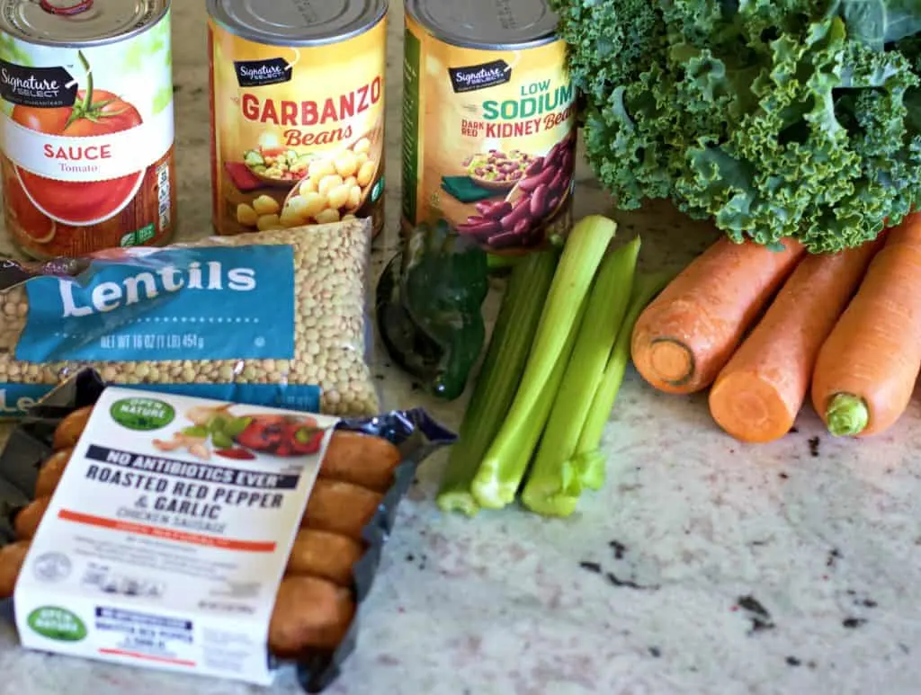 Ingredients For Instant Pot Lentil Soup