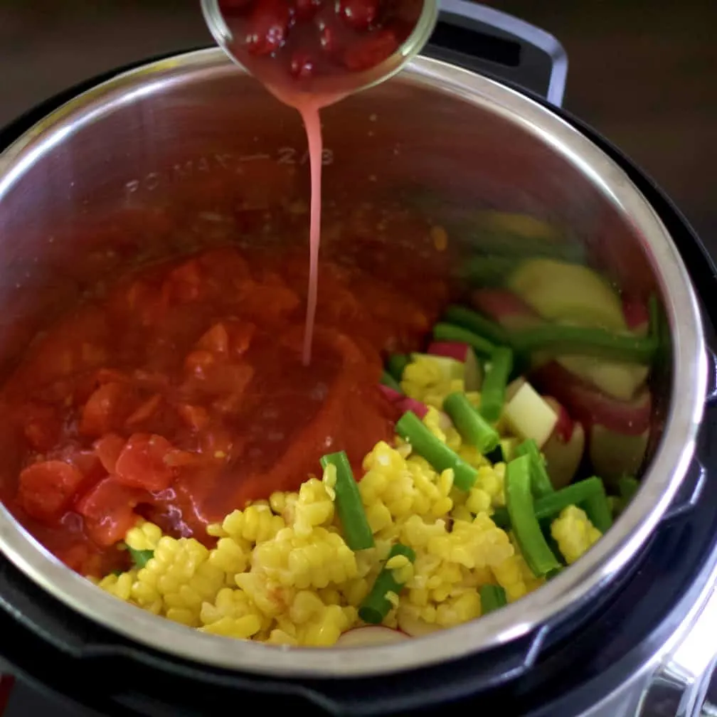 Instant Pot Vegetable Soup Recipe With Beans And Barley 9 Adding Beans To Vegetable Soup