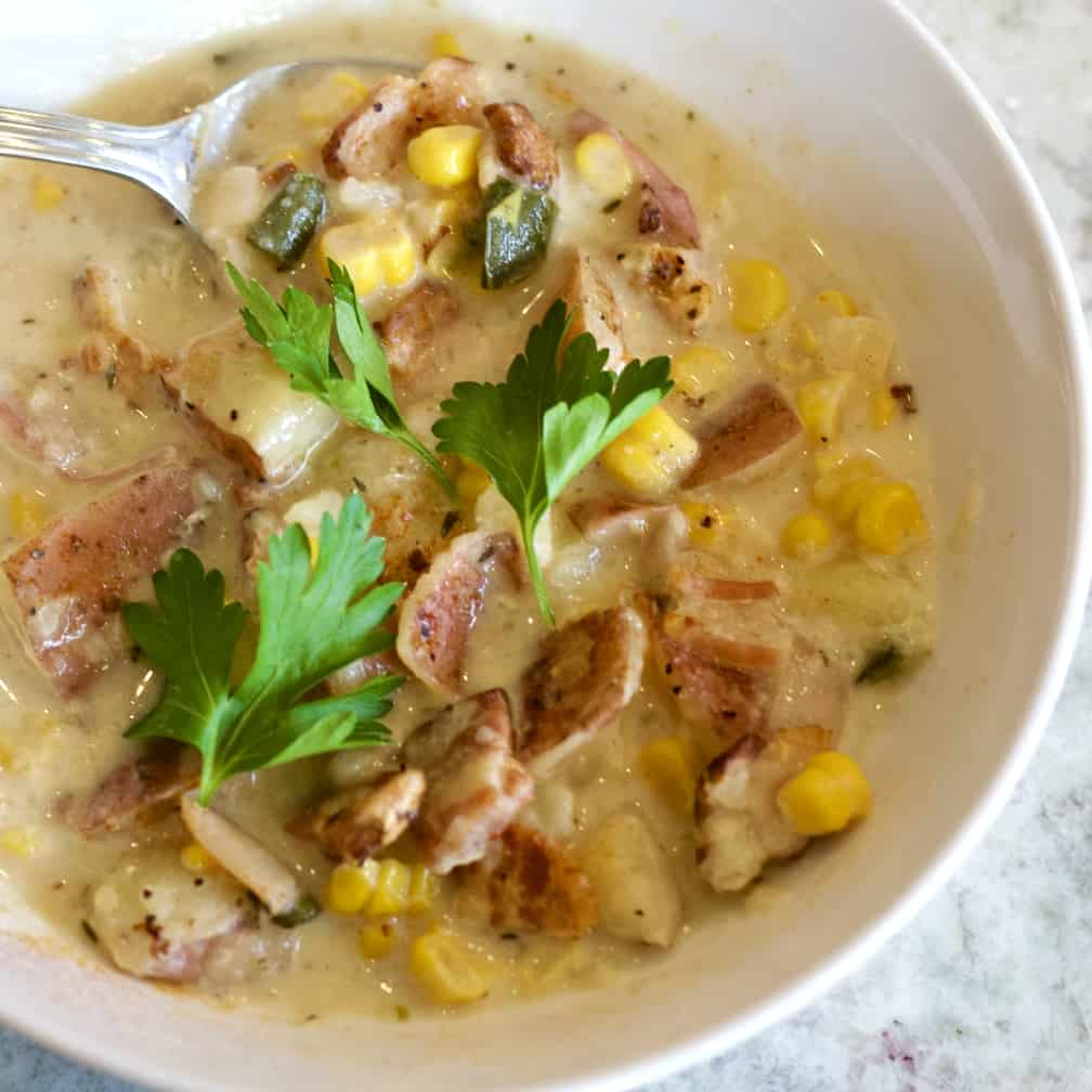 Instant Pot Potato Corn Chowder