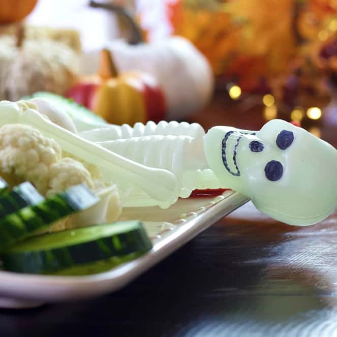 Halloween vegetable tray