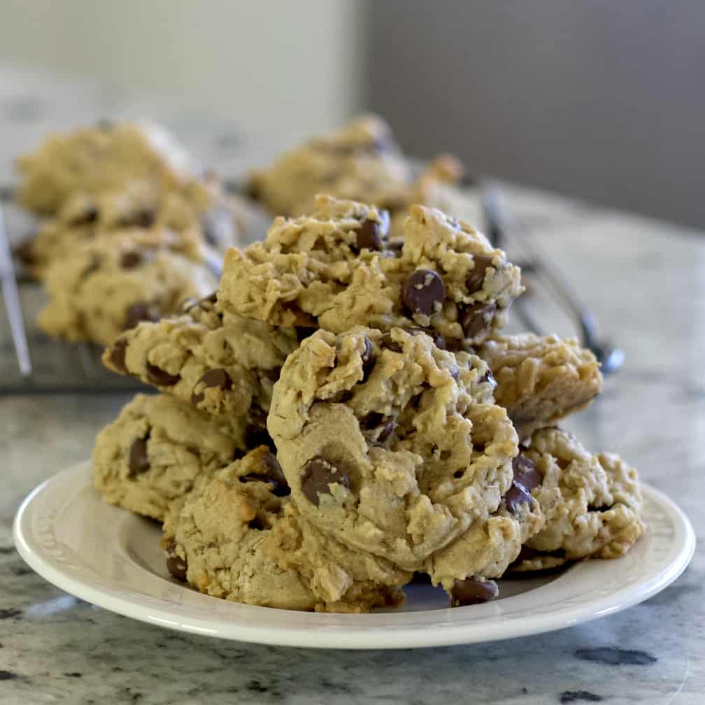 Peanut Butter Oatmeal Cookie With Chocolate Chips 7 Peanut Butter Chocolate Chip Cookies