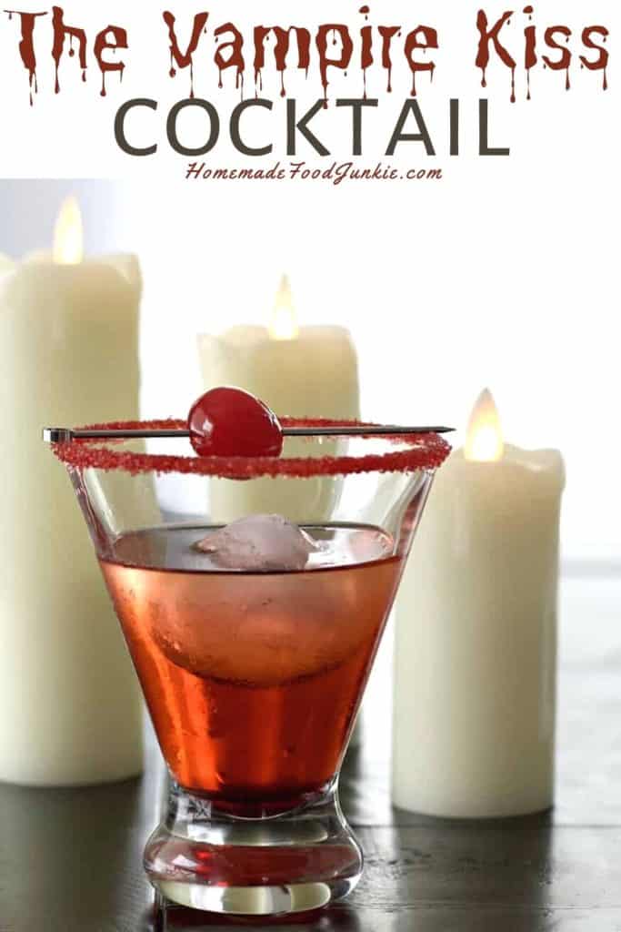 Vampire's Kiss Cocktail Recipe | Homemade Food Junkie